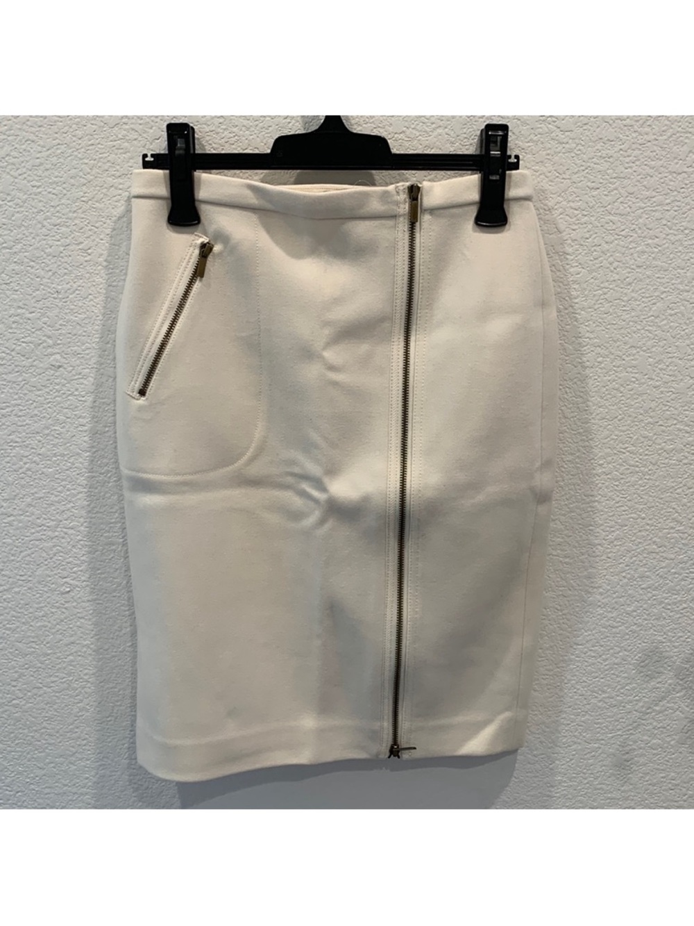 J. Crew Ivory A-Line Skirt